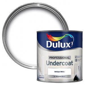 Dulux Undercoat - Pure Brilliant White (for Wood and Metal)