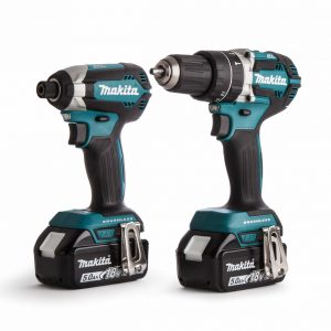 Makita DLX2180TJ Brushless Combi Drill and Impact Driver with 2x 5.0AH Batteries